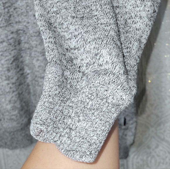 Vans Men's Flurry Half-Zip Pullover Hood-Lunar Rock Heather Size Medium - Picture 4 of 6